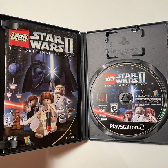 LEGO Star Wars II The Original Trilogy SONY PLAYSTATION 2 PS2 GAME Complete CIB - Picture 3 of 3